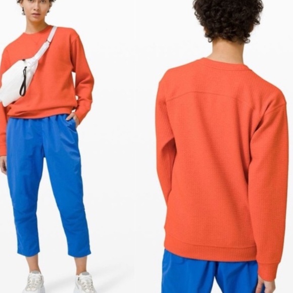 Lululemon All Yours Crew neck sweater Bubble dot texture Size 6 - Picture 1 of 6